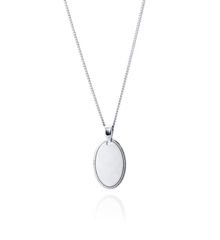 Colar Medalha Oval Personalizável