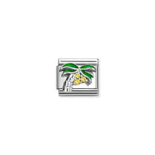 Link Composable Classic Coqueiro com zircónias amarelas